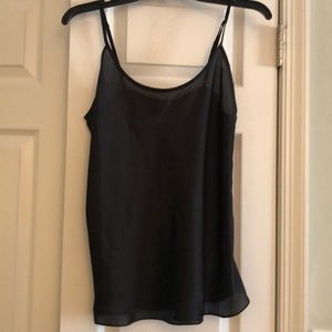 NWT black silky camisole